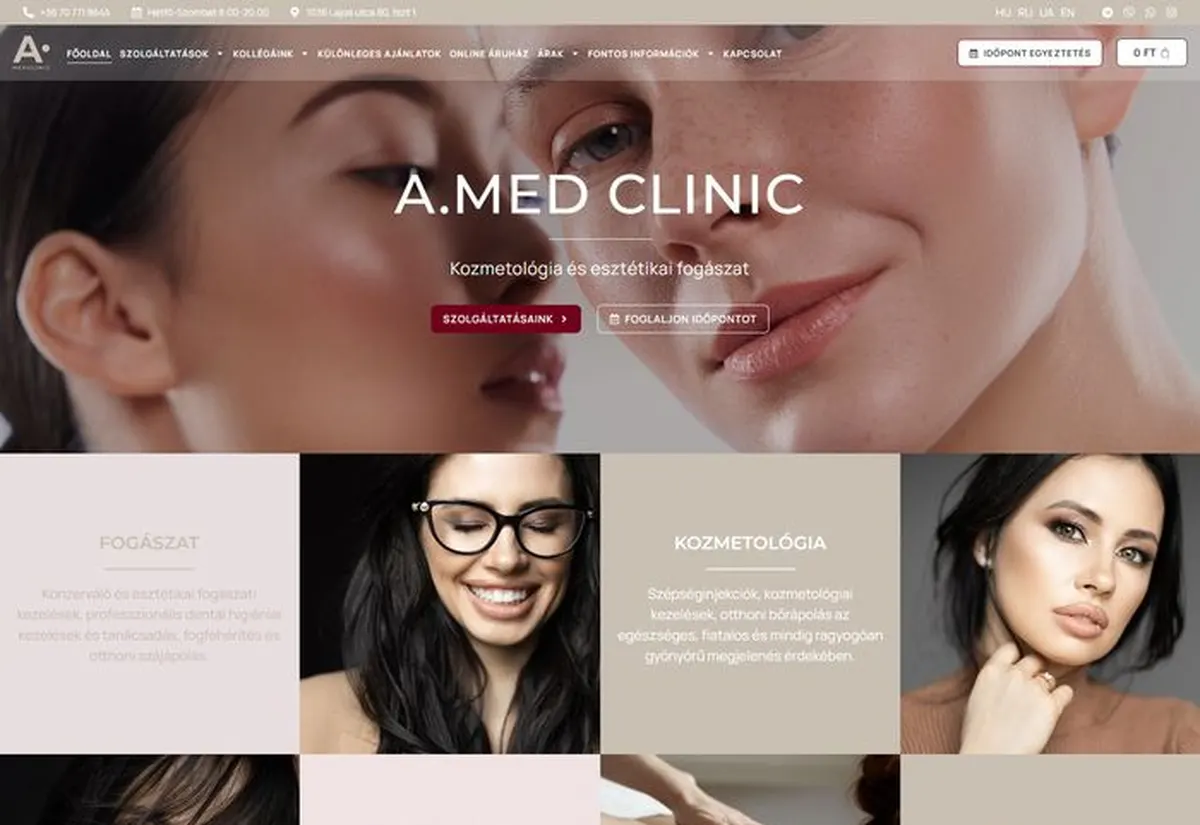 A.med Clinic — косметологія та стоматологія в Угорщині